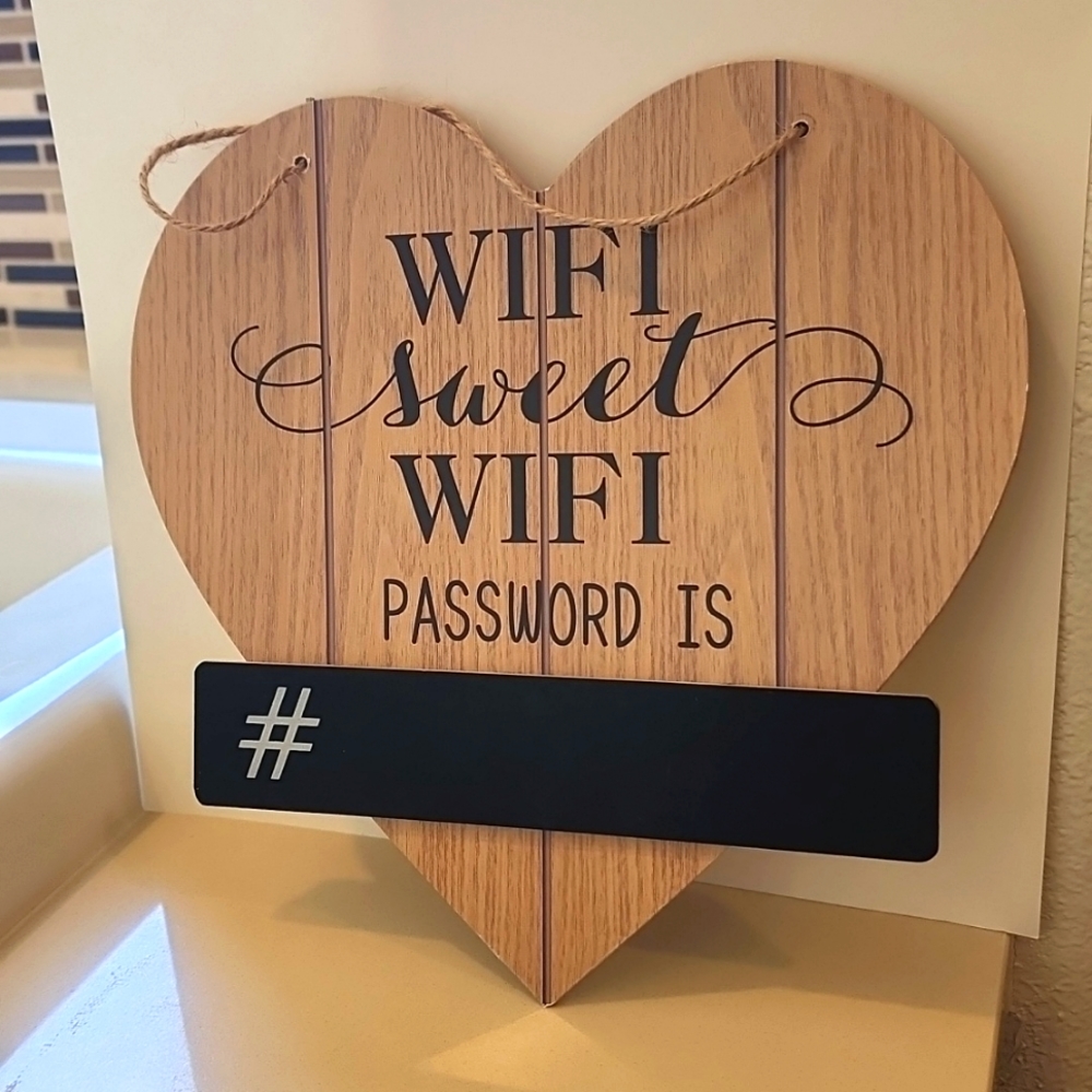 Wifi Password Sign - Picture 2 of 2